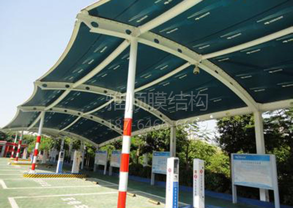 膜結(jié)構(gòu)電動車、自行車棚