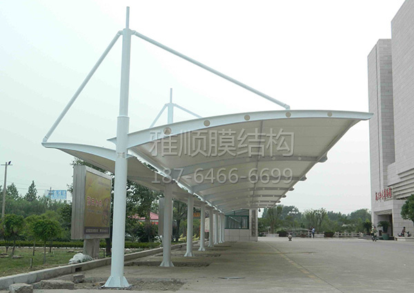 膜結(jié)構(gòu)電動(dòng)車、自行車棚