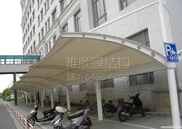 膜結(jié)構(gòu)電動(dòng)車、自行車棚
