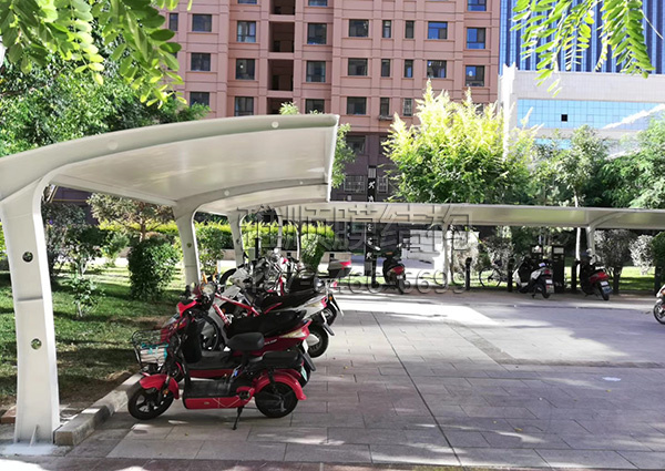 膜結(jié)構(gòu)電動(dòng)車(chē)、自行車(chē)棚