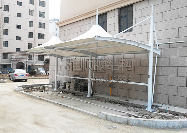 膜結(jié)構(gòu)車棚-遼寧蓋州市國(guó)際新城b區(qū)（封面）
