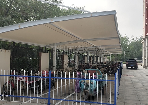 膜結(jié)構(gòu)電動(dòng)車、自行車棚